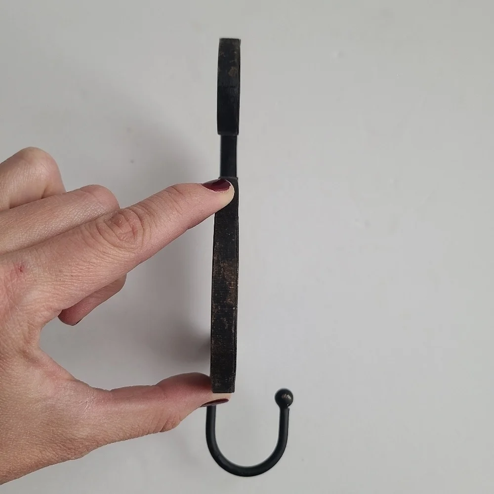 Upcycled Letter a wall hook hanging wall decor blue Decorative 